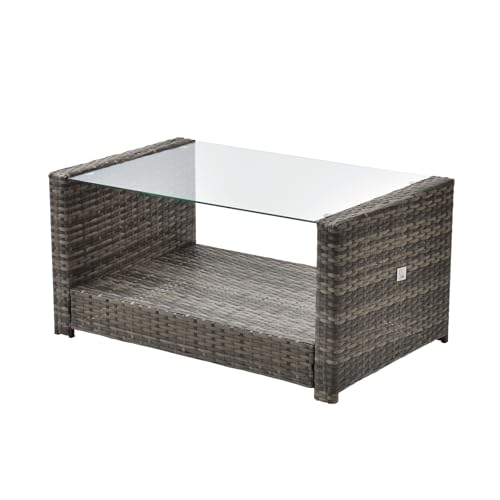 SVITA Roma Polyrattan Lounge Rattan Garten Möbel Set mit Sofa und Sessel Gartenlounge Essgruppe mit Tisch Braun - 7