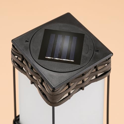 Esotec Solar Standleuchte Rattan, Höhe 50 cm, Lichtfarbe warmweiß 102073 - 6