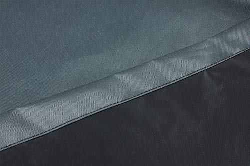 Hentex Cover Loungemöbel Abdeckhaube für L-Form Sofas，Wasserdichtes Atmungsaktives TPU Gewebe Abdeckhaube für Gartenmöbel ，Wasserdicht Schutz vor Wind UV schützende (Grau (235 * 235 * 100W*70H cm) - 5