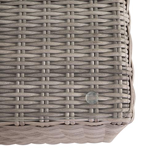 Greemotion Palma Rattan Lounge-Set, grau - 12