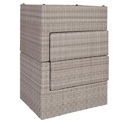 Greemotion Palma Rattan Lounge-Set, grau - 7