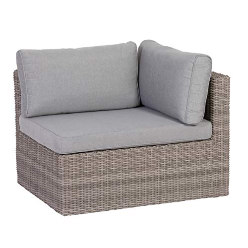 Greemotion Palma Rattan Lounge-Set, grau - 8