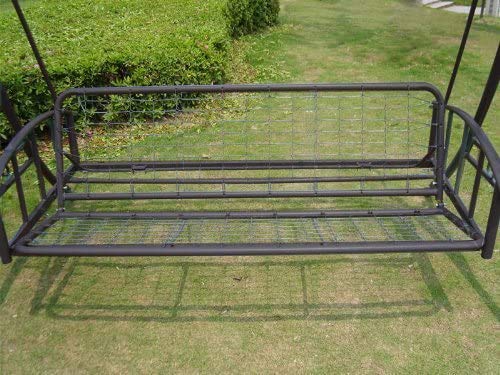 Hollywoodschaukel Gartenschaukel Moderne Gartenliege Outdoor Schaukelbank mit Liegefunktion 190x135x170cm JL10B - 3