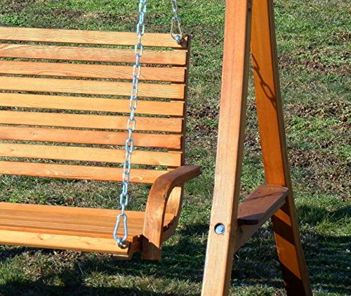 ASS Design Hollywoodschaukel Gartenschaukel Hollywood Schaukel KUREDO-OD aus Holz Lärche - 4