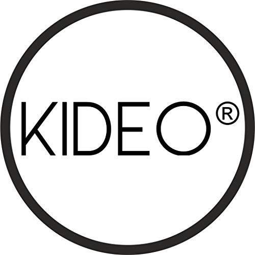 Kideo® Komplettset: großer Hängesessel mit Gestell & Kissen, Indoor & Outdoor, Poly-Rattan, XXL, grau (Kissen: weiß Nest (1000 Snow)) - 3