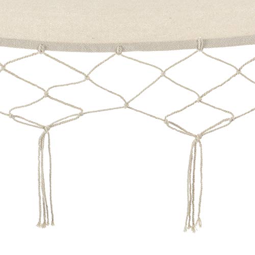 casa.pro Hängematte bis 150 kg Hängeliege für Innen und Außen Stabhängematte Camping Outdoor 200x80cm Creme - 6