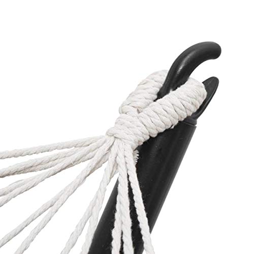 AMANKA Doppel Hängematte mit Gestell – 300×100 Garten Hängeliege – Outdoor Hängemattengestell Metall - 6