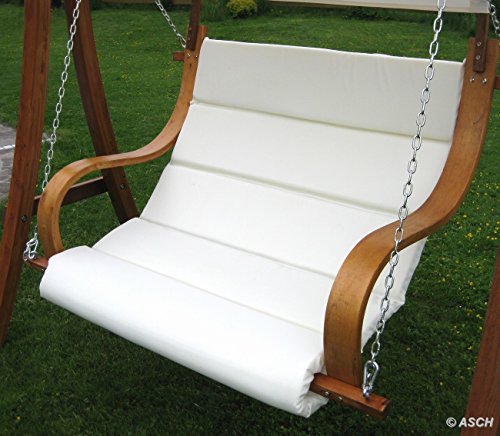 ASS Design Sitzbank für Hollywoodschaukel SEAT-MERU aus Holz Lärche inkl. Dach (ohne Gestell!!) von - 5