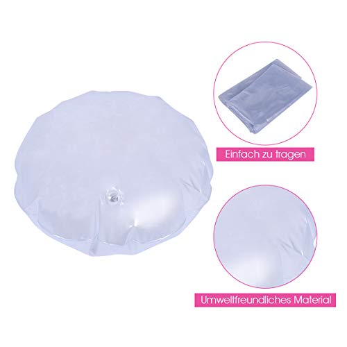 DREAMADE Hängehöhle für Kinder, Hängesessel Kinderhängesitz für innen und draußen, Kinder Hängesack als Fly Schaukel, Kinderhängeplatz Hängeschaukel mit Sitzkissen, max. 80kg belastbar (Rosa) - 7