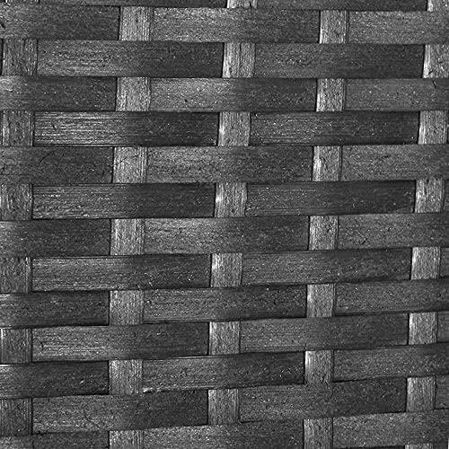XXL Balkon Lounge Set für Balkon und Terrase erweiterbar – Polyrattan Balkon Lounge Set – schwarz – Gartenmöbel Lounge Möbel Set Garnitur – Gartenlounge Set + Lounge Sessel + Hocker + Tisch + Kissen - 3