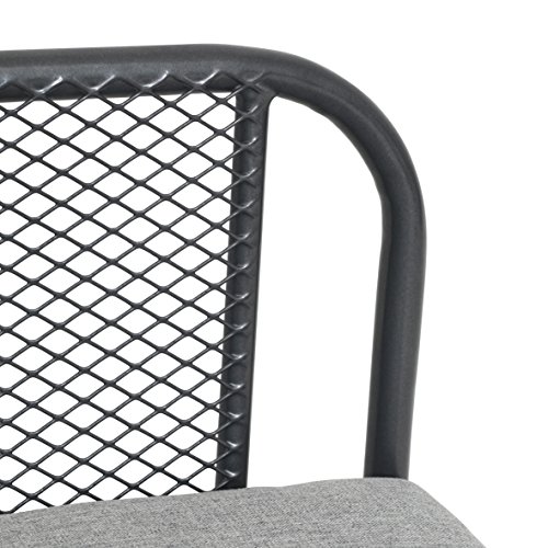 greemotion Loungeset Toulouse eisengrau/grau, Eckbank mit Tisch für In- und Outdoor, Bank mit Rückenverstellung, pflegeleichtes Streckmetallgestell, Sitzelemente einfach umzustellen, ca. 5 Sitzplätze - 15