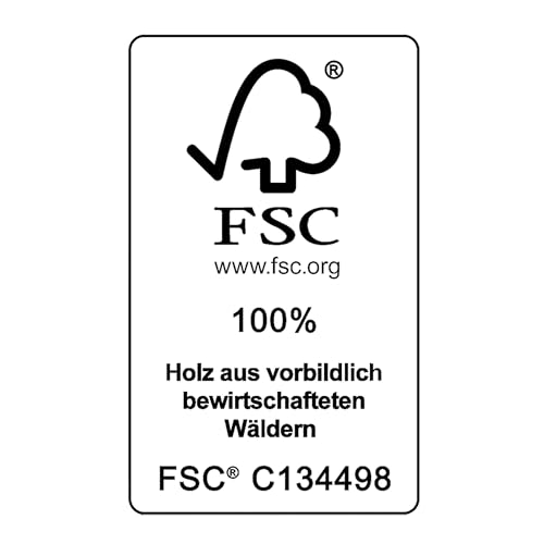 Schwungliege FSC®-zertifiziertes Akazienholz Ergonomisch Wippfunktion Gartenliege Sonnenliege Relaxliege Saunaliege - 5