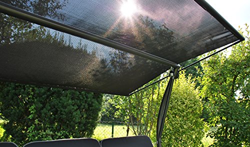 Angerer 441000/136/21 Elegance Style Hollywoodschaukel Style, Grau, 3-Sitzer - 5