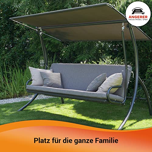 Angerer Elegance Smart Hollywoodschaukel, grau, 3-Sitzer - 5