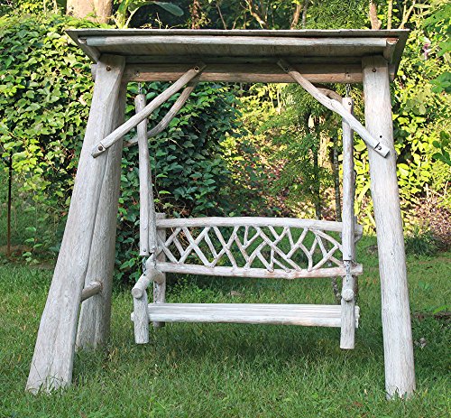 Strandkorbwerk Teakholz Hollywoodschaukel/Gartenschaukel Teak Schaukel Garten - 2