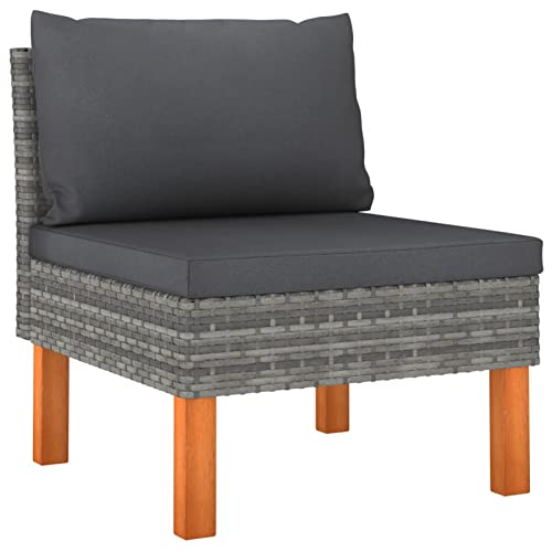 Festnight Lounge Gartenmöbel Set Loungemöbel Sofa Rattan Balkonmöbel Balkonlounge Outdoor Sitzbank Garten Gartenlounge Gartensofa Balkon Terrasse Terrassenmöbel Ecklounge - 8