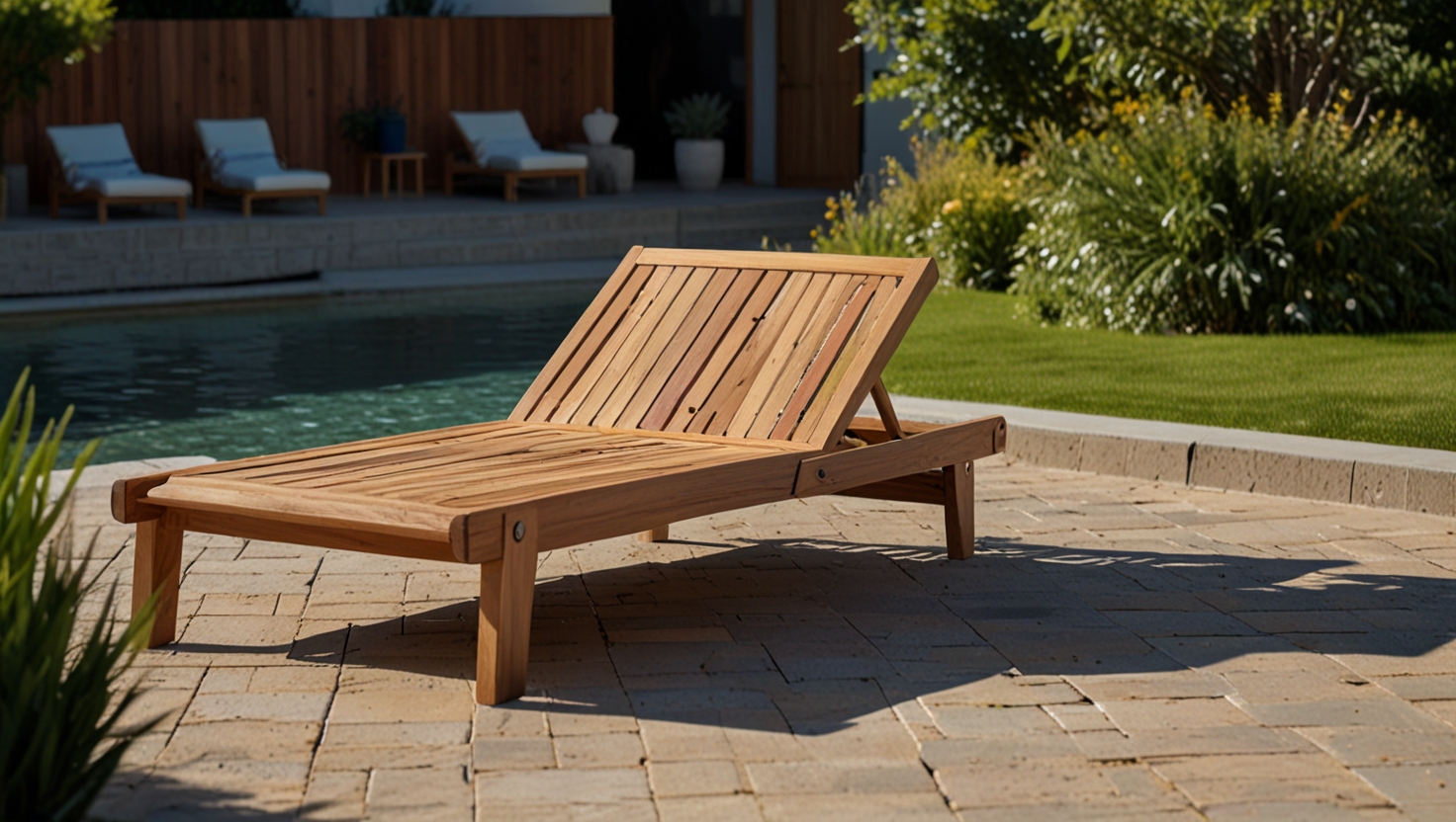 Gartenliege Holz
