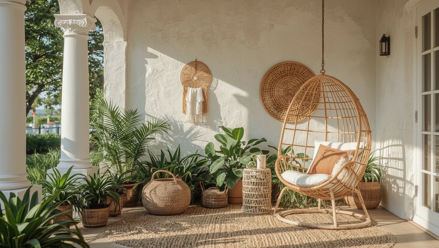 Hängesessel Rattan