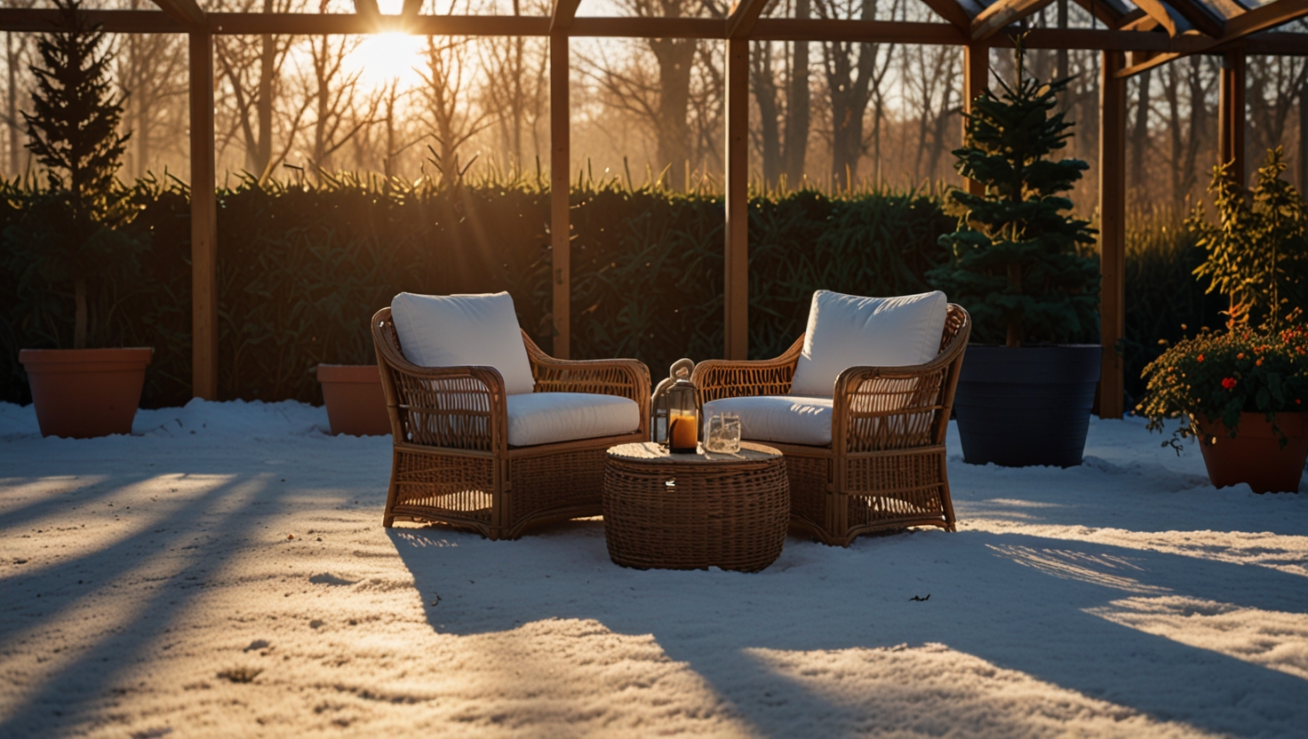 Rattanmöbel für den Wintergarten