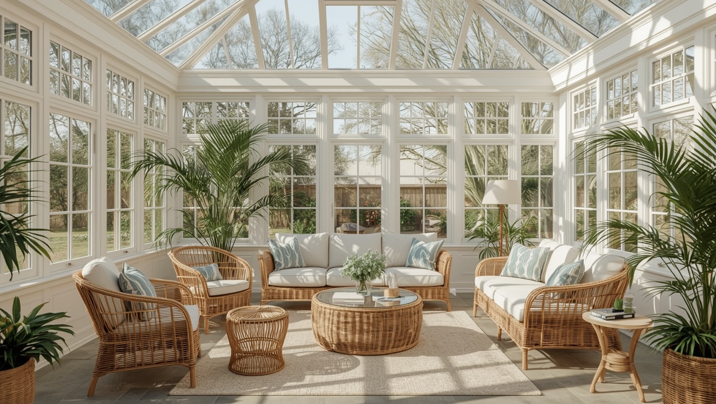 Rattanmöbel Wintergarten